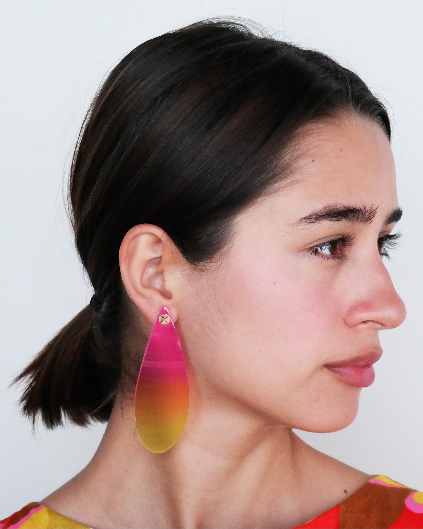PINK LEMONADE ASTER EARRINGS