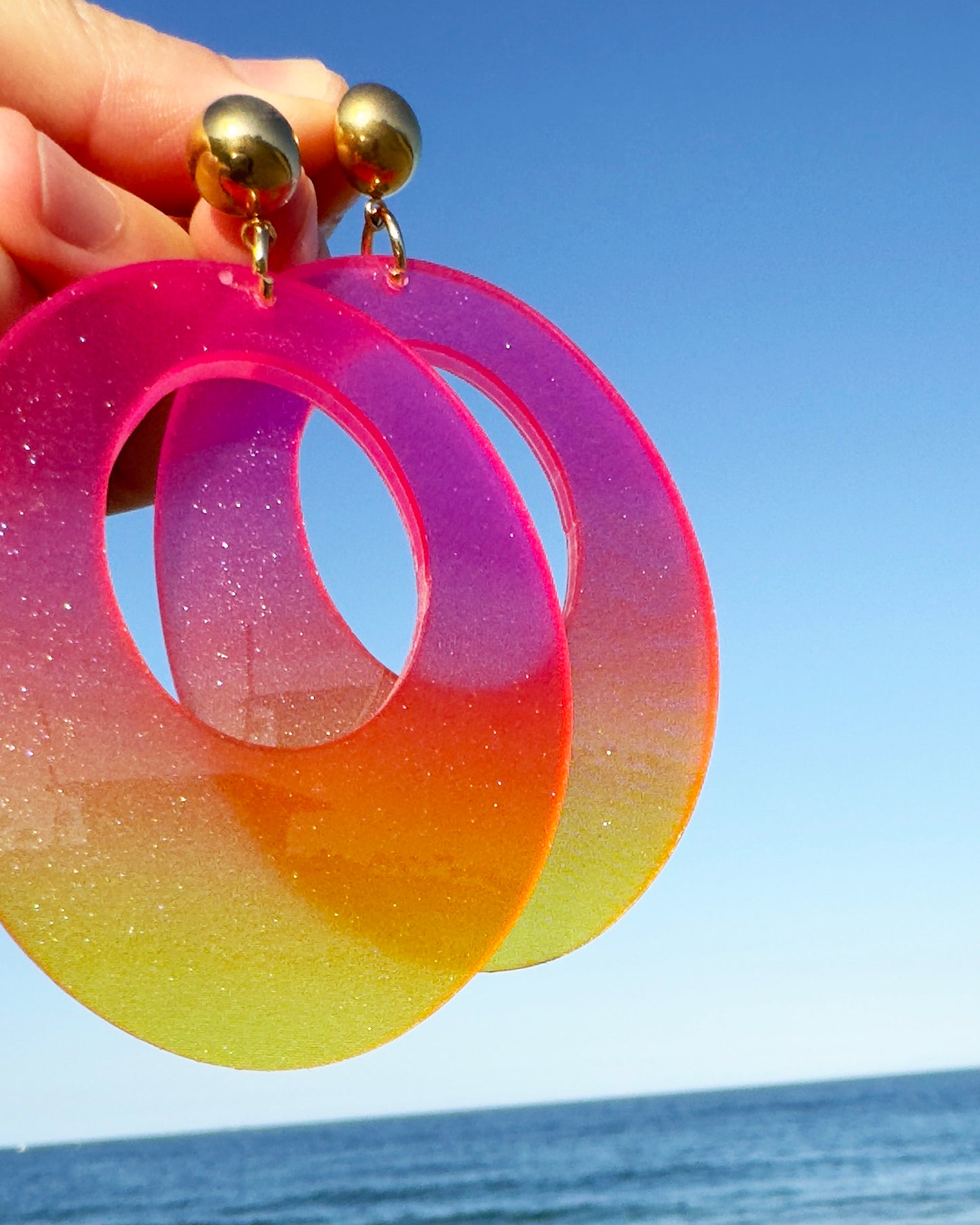 MEDIUM ECLIPSE EARRINGS