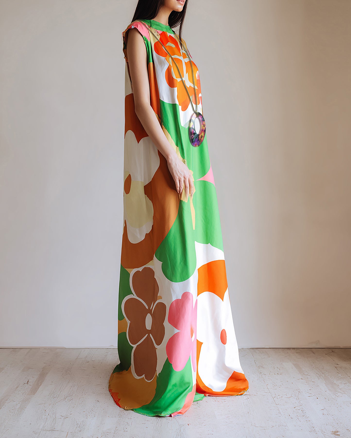 BOTANICAL MEDLEY SOLO ECLIPSE NECKLACE BLACK