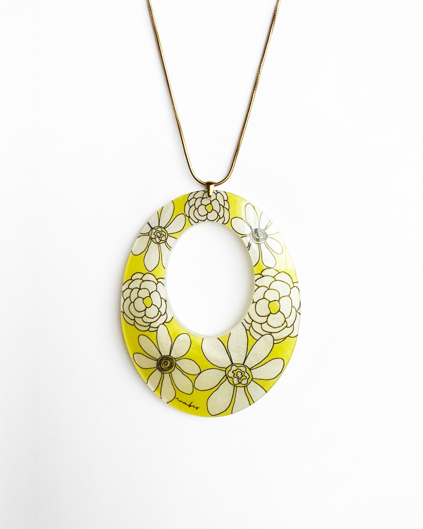 DAISY SOLO ECLIPSE NECKLACE YELLOW