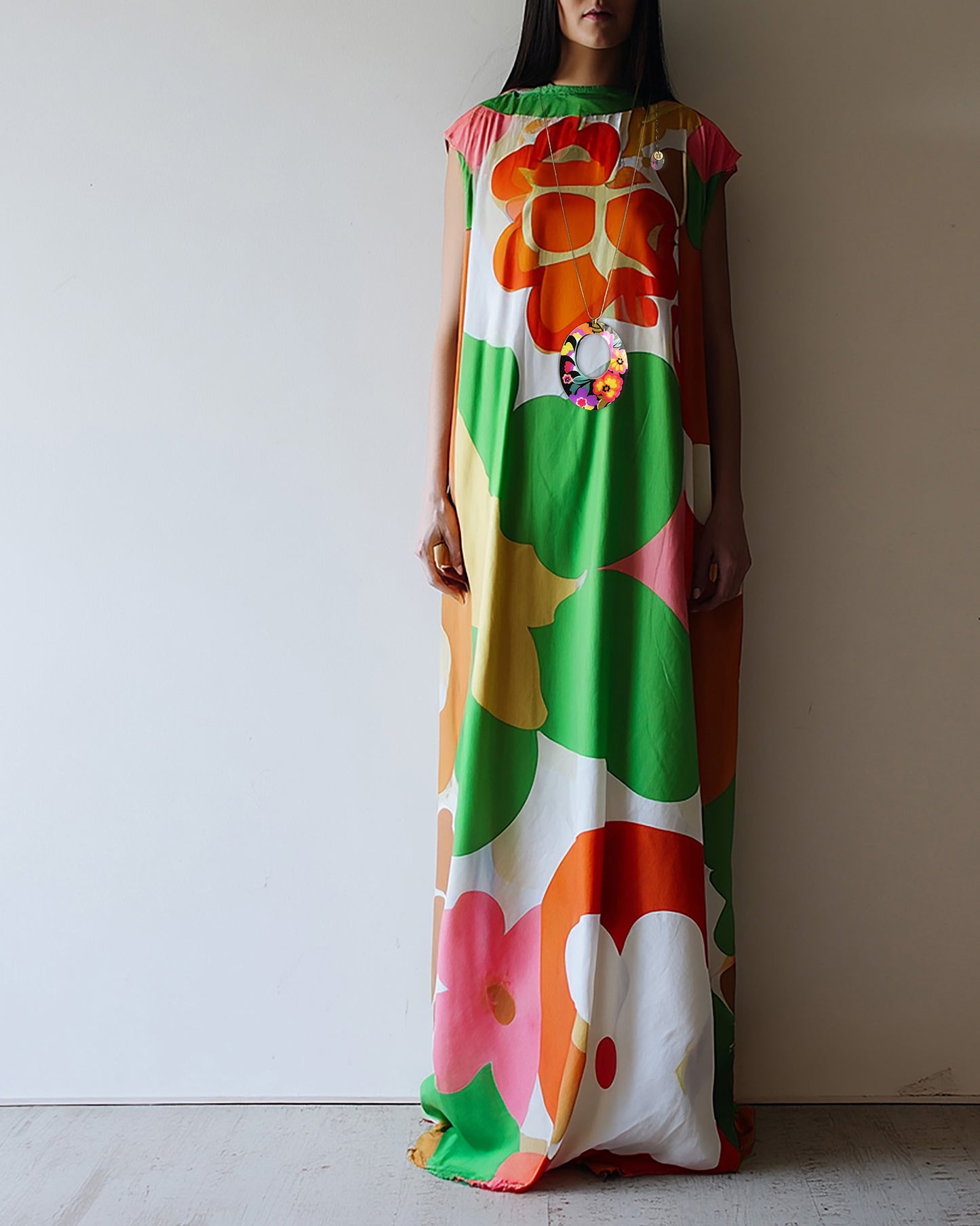 BOTANICAL MEDLEY SOLO ECLIPSE NECKLACE BLACK