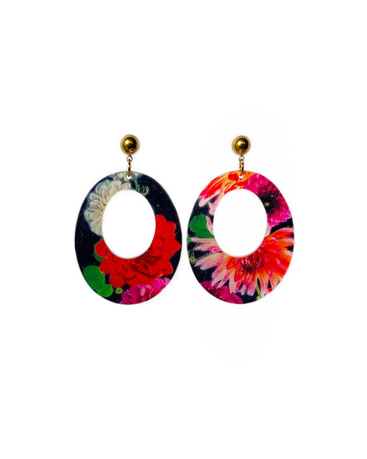GARDEN BOUQUET ECLIPSE MEDIUM EARRINGS