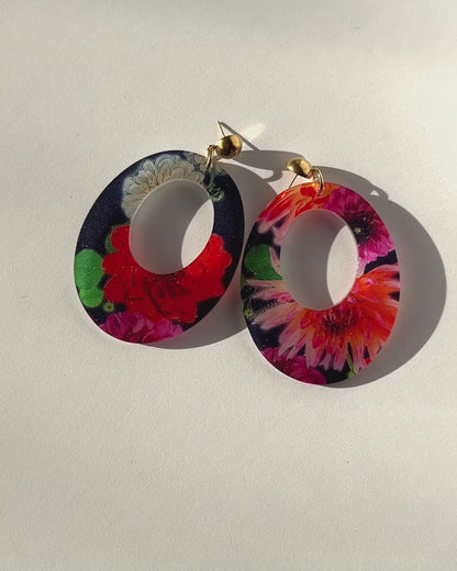 GARDEN BOUQUET ECLIPSE MEDIUM EARRINGS